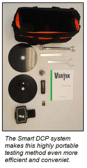 The Vertek Smart DCP system is highly portable for one-person transport and operation.